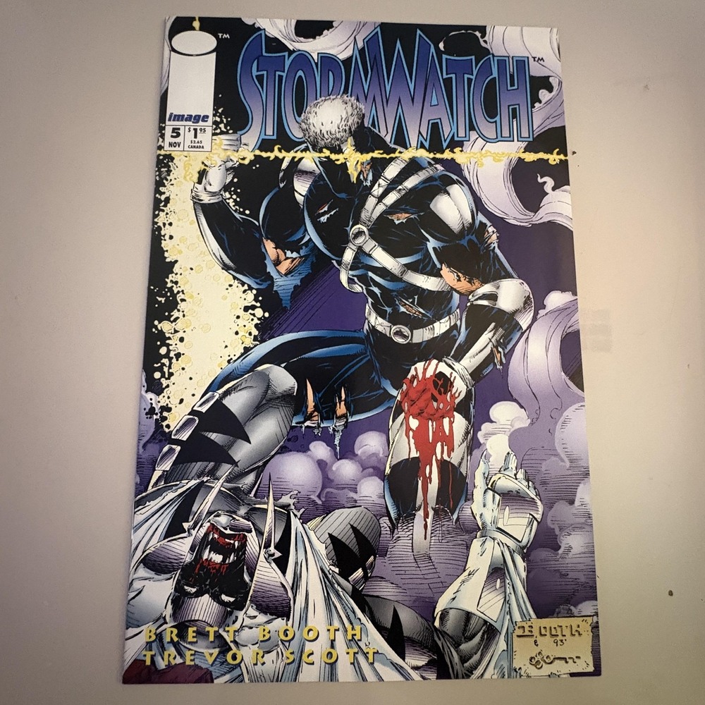 Stormwatch Image Comics #5 1993 Backlash First Print Jim Lee Canada Modern Age